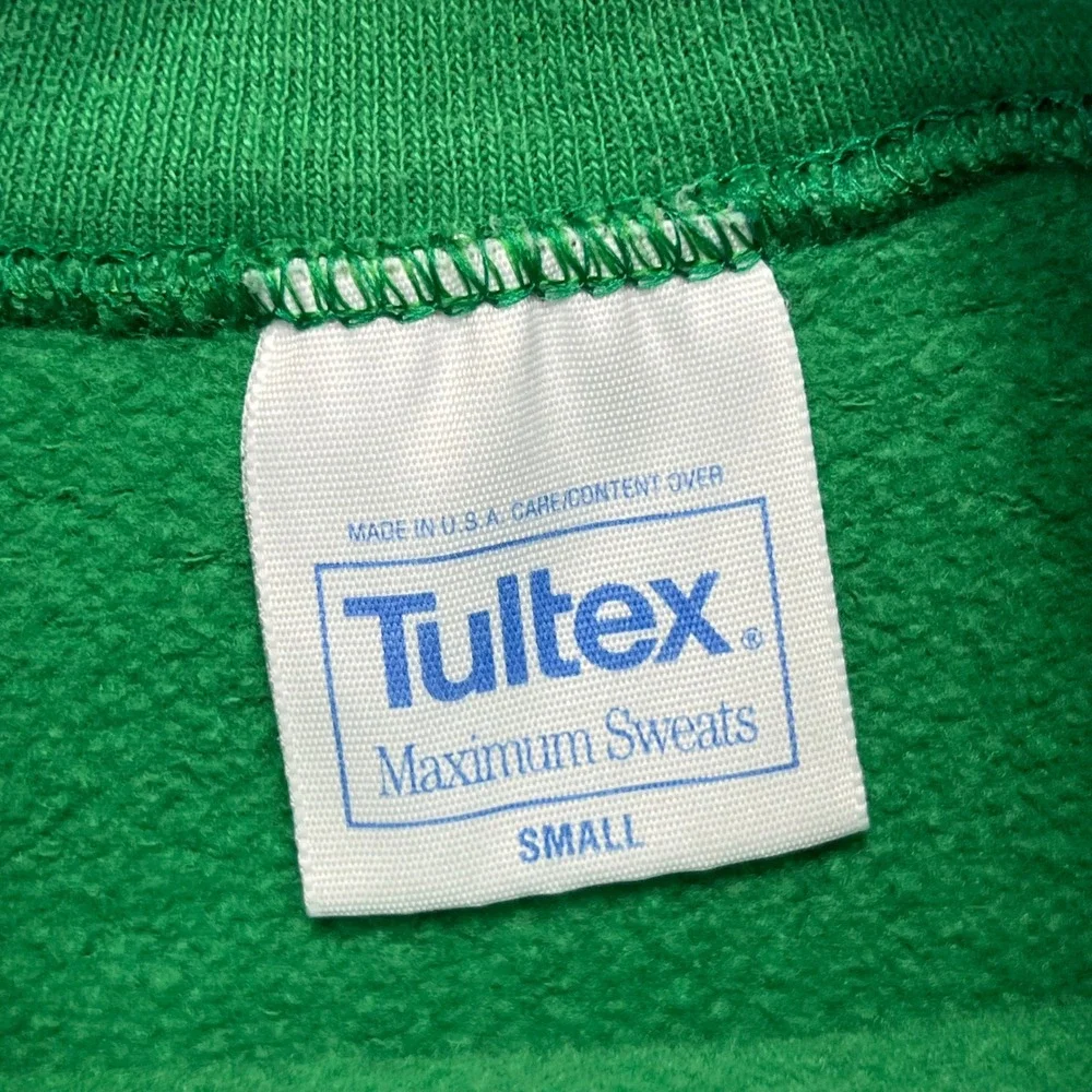 VINTAGE 90s University of Hawaii Rainbows Sweatshirt Sz S Green NCAA Raglan USA